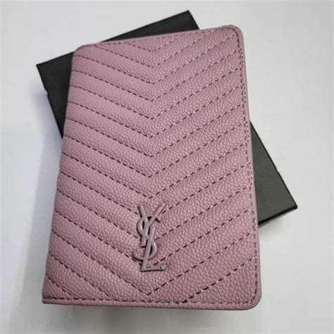 ysl passport case pink|YSL case holders.